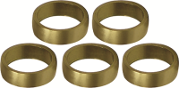 GRS Brass Practice Ring, Dome, 5 Pack
