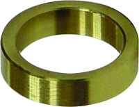 Brass Flat Chamfered Practice Ring