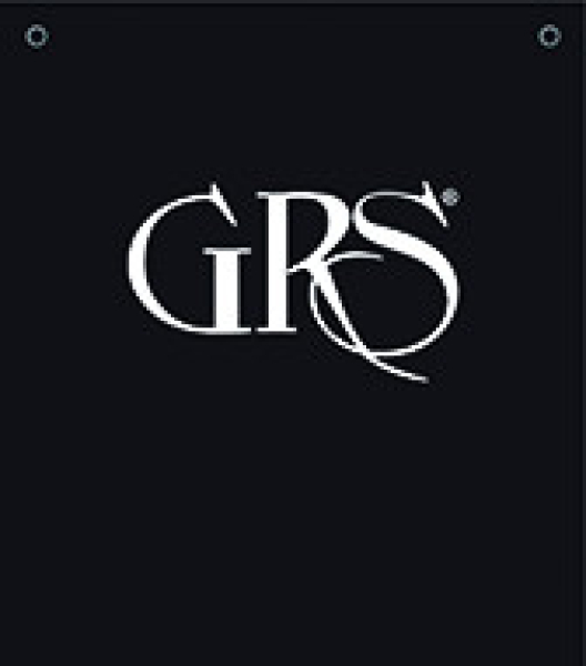 Staubabdeckung mit aufgedrucktem GRS-Logo