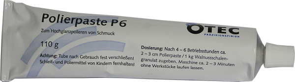 Verfahrensmittel für Tellerfliehkraftmaschinen Polierpaste P6